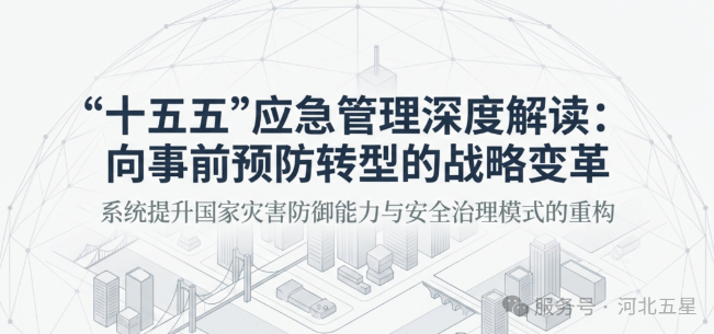 “十五五”應急管理新思路深度解讀！